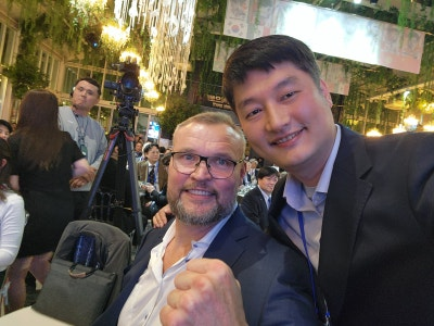 세계종합격투기대회 기자회견 외국어 통역 총괄 참여